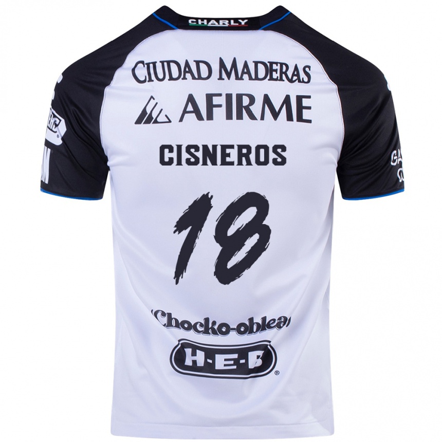 Niño Fútbol Camiseta Ronaldo Cisneros #18 Azul Negro 1ª Equipación 2024/25 México