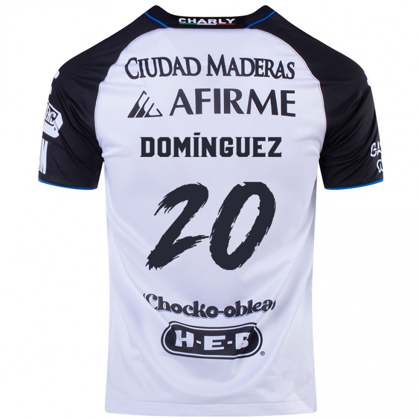 Niño Fútbol Camiseta Misael Domínguez #20 Azul Negro 1ª Equipación 2024/25 México