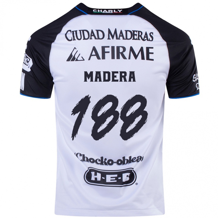 Niño Fútbol Camiseta Héctor Madera #188 Azul Negro 1ª Equipación 2024/25 México