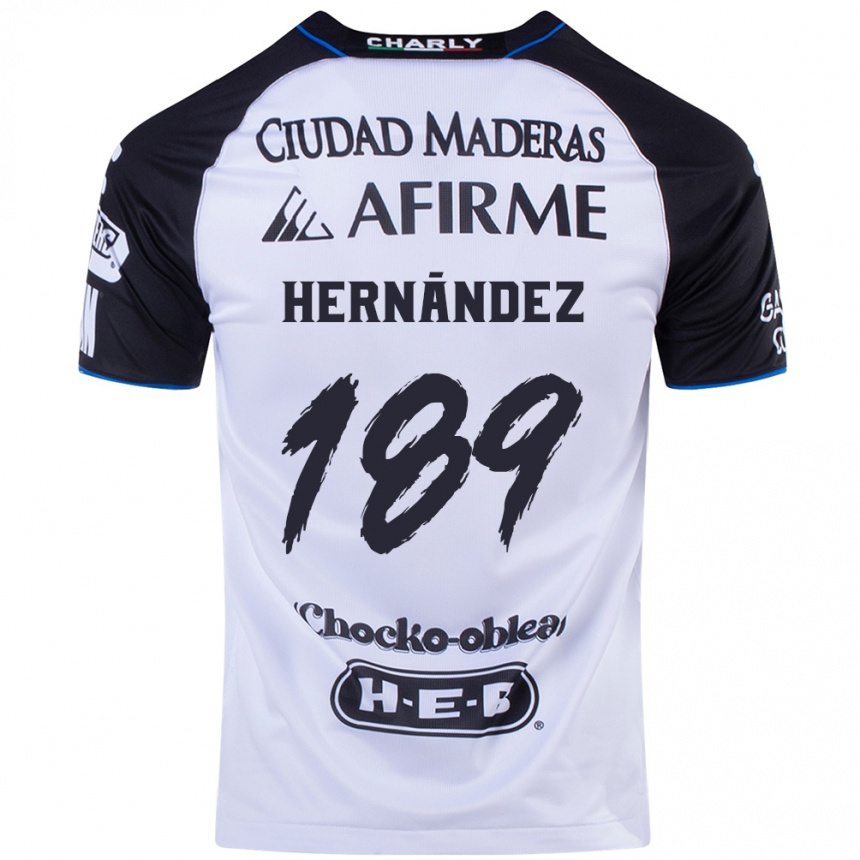 Niño Fútbol Camiseta Sebastián Hernández #189 Azul Negro 1ª Equipación 2024/25 México