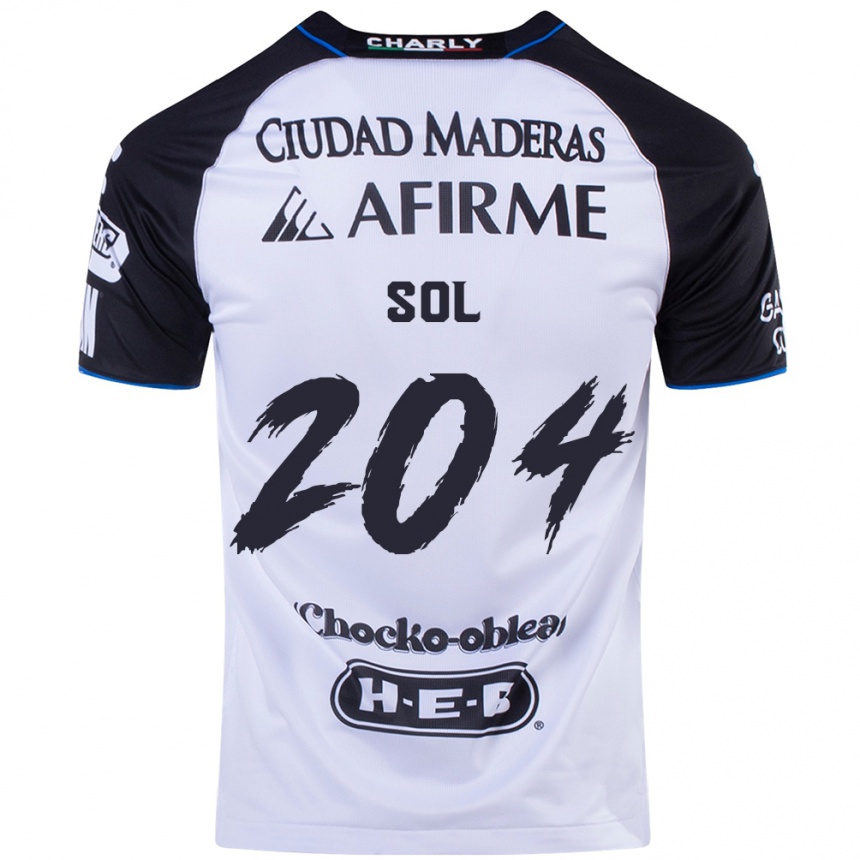 Niño Fútbol Camiseta Martín Sol #204 Azul Negro 1ª Equipación 2024/25 México