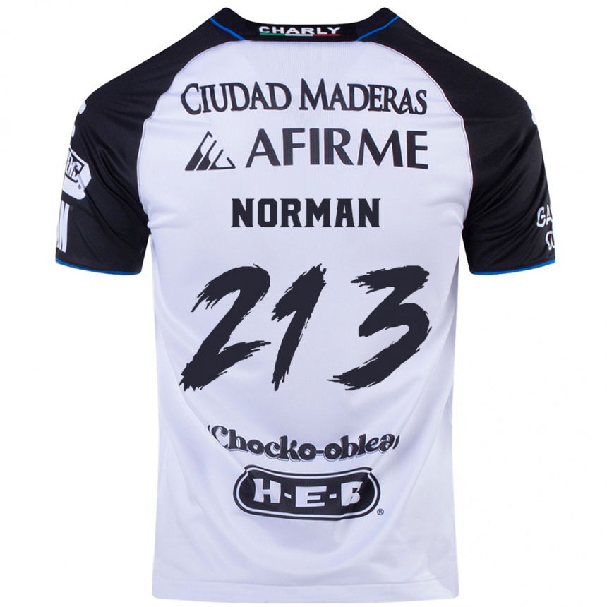 Niño Fútbol Camiseta Humberto Norman #213 Azul Negro 1ª Equipación 2024/25 México