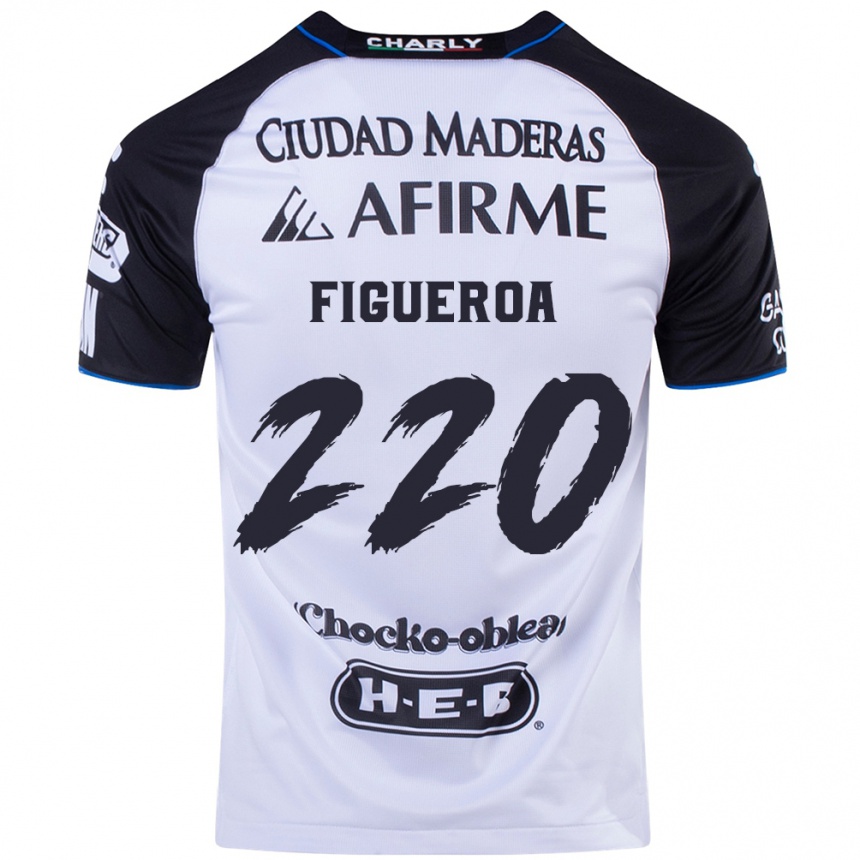 Niño Fútbol Camiseta Christopher Figueroa #220 Azul Negro 1ª Equipación 2024/25 México