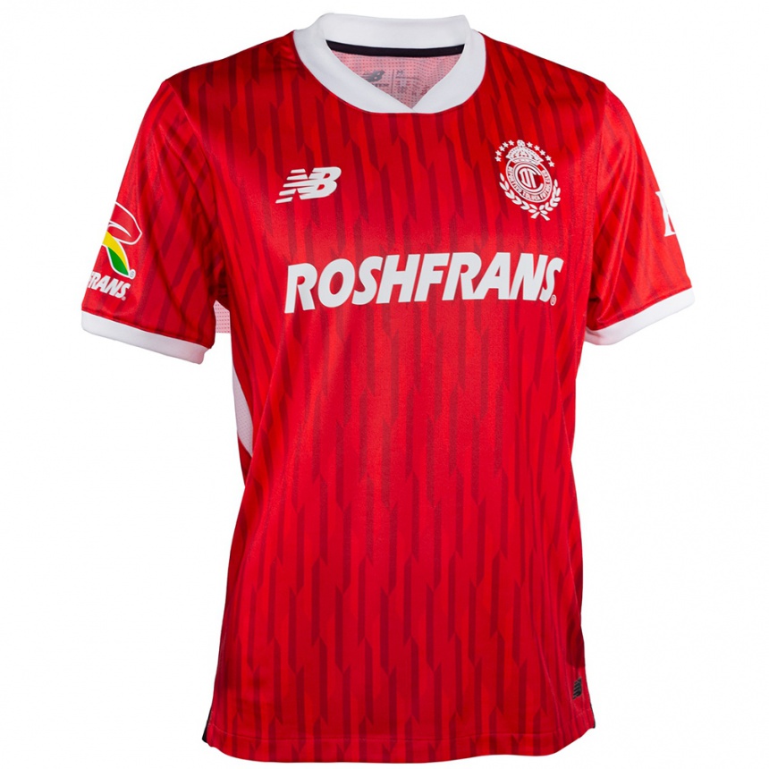 Niño Fútbol Camiseta Isaías Violante #190 Rojo Blanco 1ª Equipación 2024/25 México