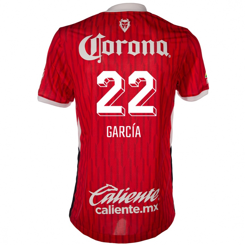 Niño Fútbol Camiseta Luis García #22 Rojo Blanco 1ª Equipación 2024/25 México