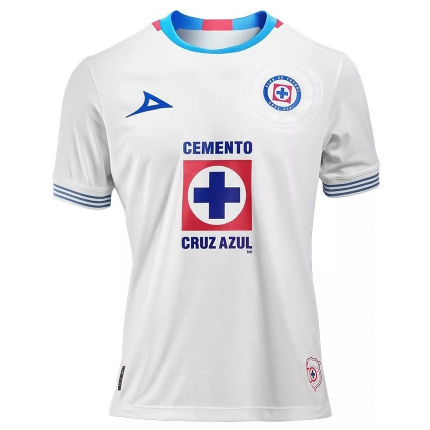 Niño Fútbol Camiseta Itzayana Gonzalez #1 Blanco Azul 2ª Equipación 2024/25 México