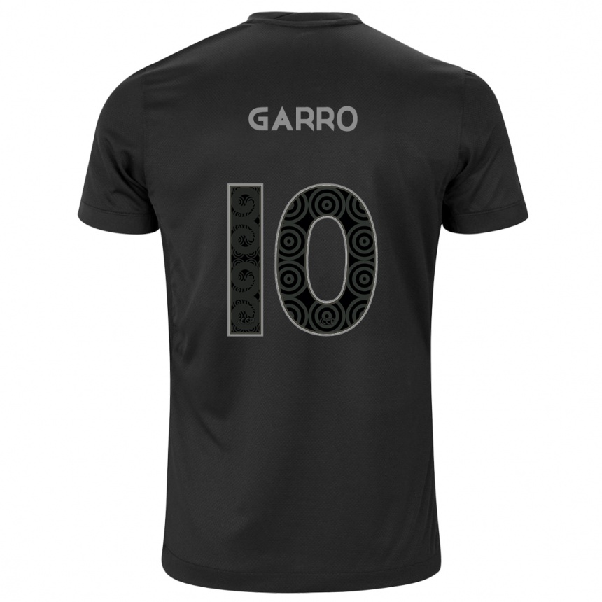 Niño Fútbol Camiseta Rodrigo Garro #10 Negro 2ª Equipación 2024/25 México