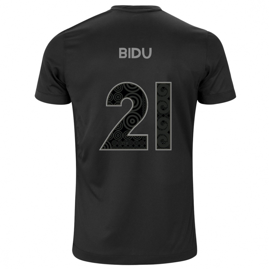 Niño Fútbol Camiseta Matheus Bidu #21 Negro 2ª Equipación 2024/25 México