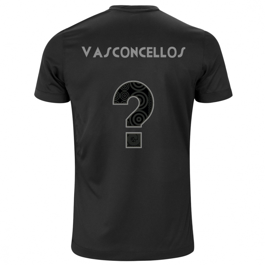 Niño Fútbol Camiseta Cauã Vasconcellos #0 Negro 2ª Equipación 2024/25 México