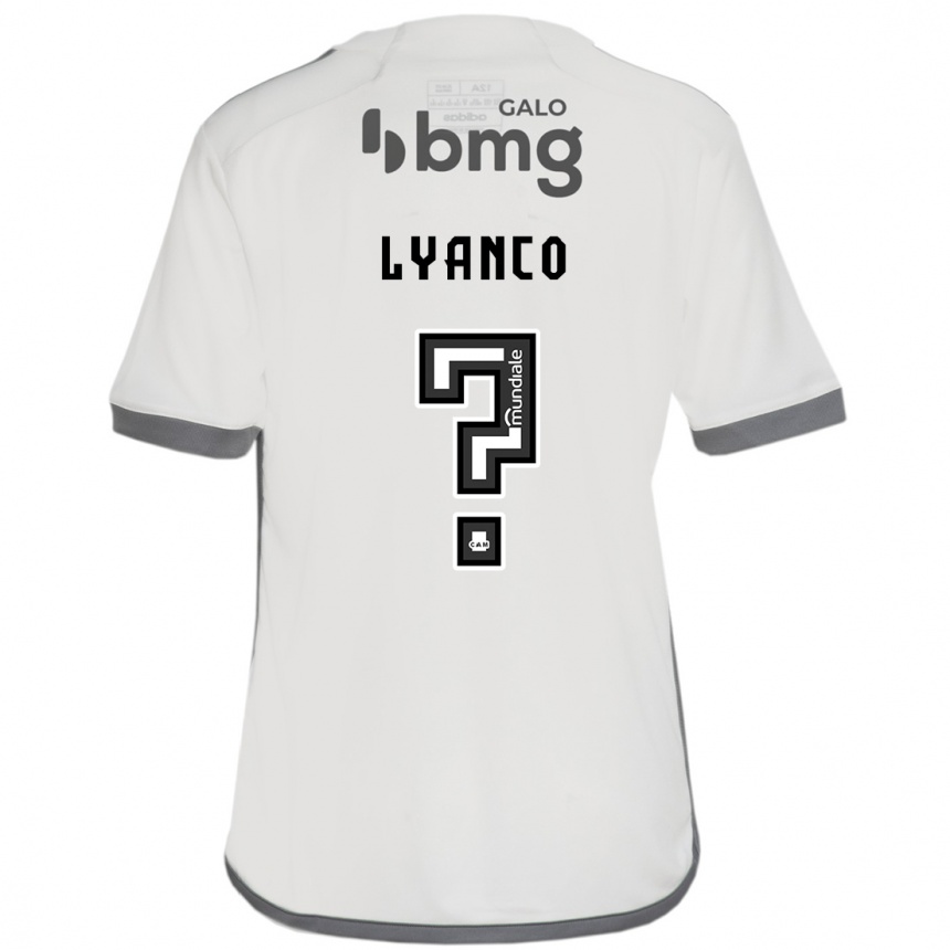 Niño Fútbol Camiseta Lyanco #0 Blanquecino 2ª Equipación 2024/25 México