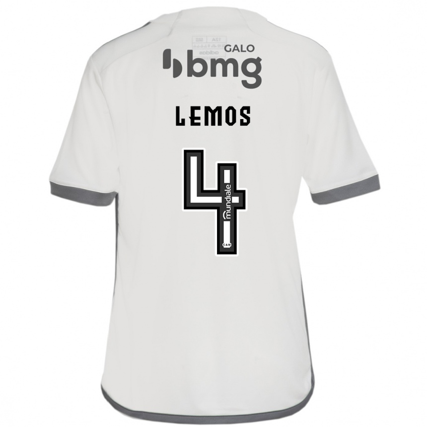 Niño Fútbol Camiseta Mauricio Lemos #4 Blanquecino 2ª Equipación 2024/25 México