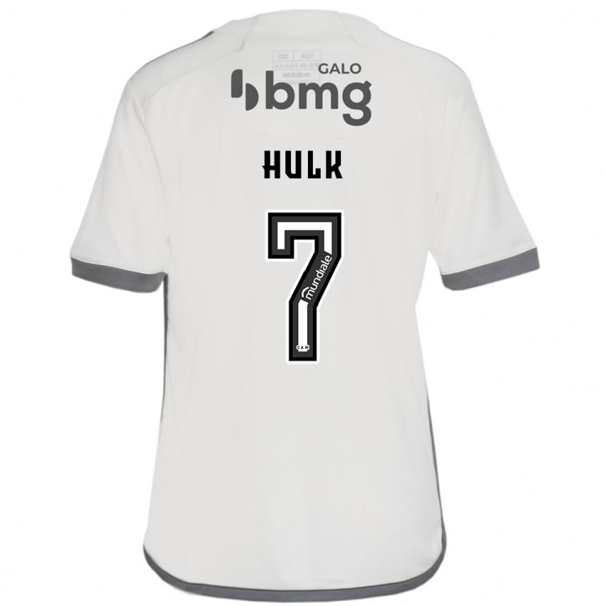 Niño Fútbol Camiseta Hulk #7 Blanquecino 2ª Equipación 2024/25 México