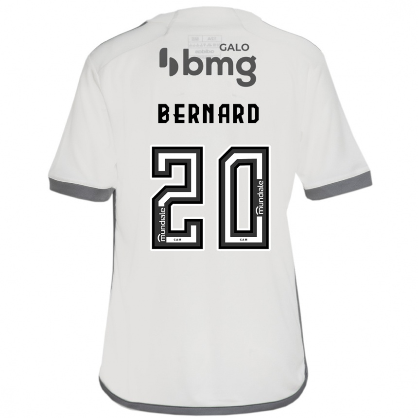 Niño Fútbol Camiseta Bernard #20 Blanquecino 2ª Equipación 2024/25 México