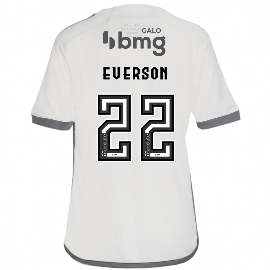 Niño Fútbol Camiseta Everson #22 Blanquecino 2ª Equipación 2024/25 México