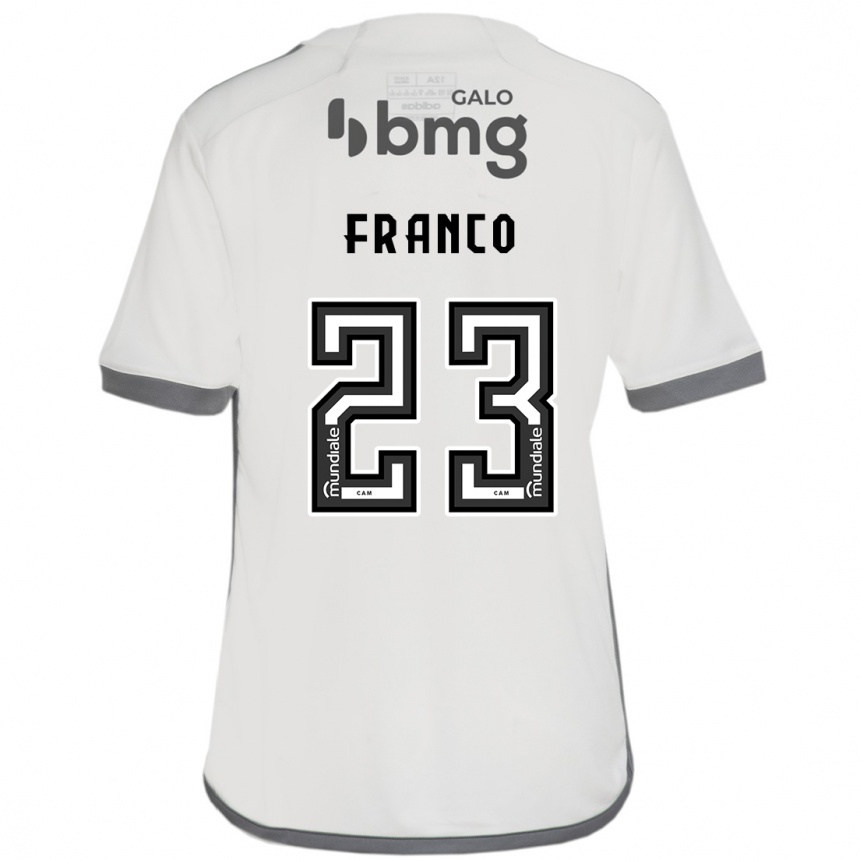 Niño Fútbol Camiseta Alan Franco #23 Blanquecino 2ª Equipación 2024/25 México