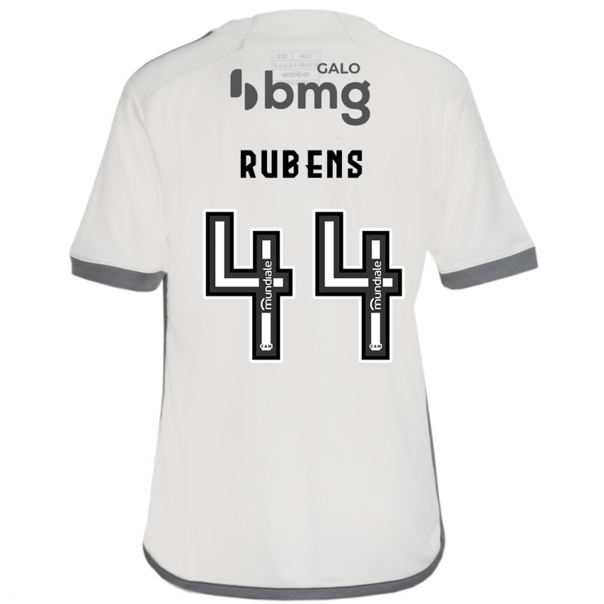 Niño Fútbol Camiseta Rubens #44 Blanquecino 2ª Equipación 2024/25 México