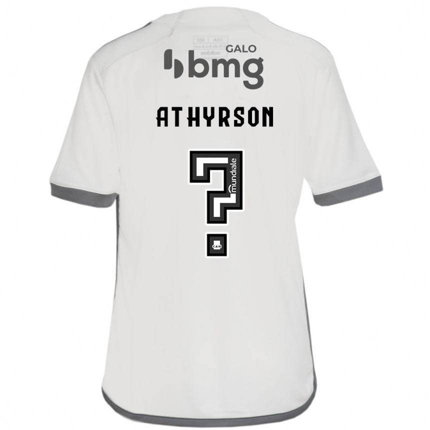 Niño Fútbol Camiseta Athyrson #0 Blanquecino 2ª Equipación 2024/25 México