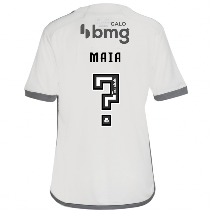 Niño Fútbol Camiseta Caio Maia #0 Blanquecino 2ª Equipación 2024/25 México