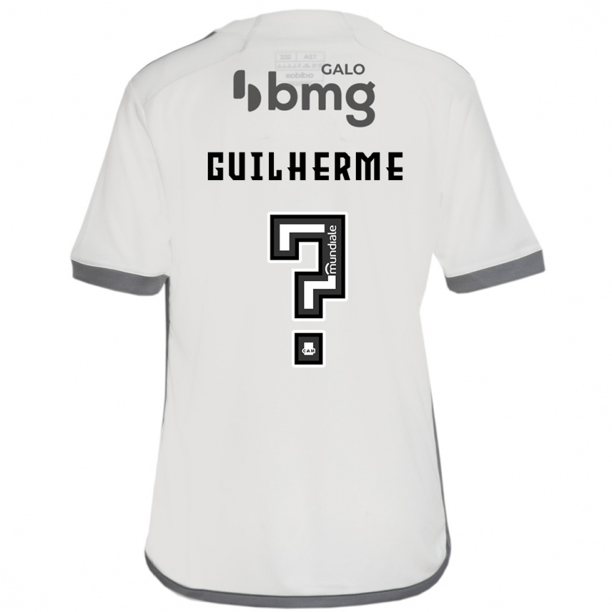 Niño Fútbol Camiseta Kauan Guilherme #0 Blanquecino 2ª Equipación 2024/25 México