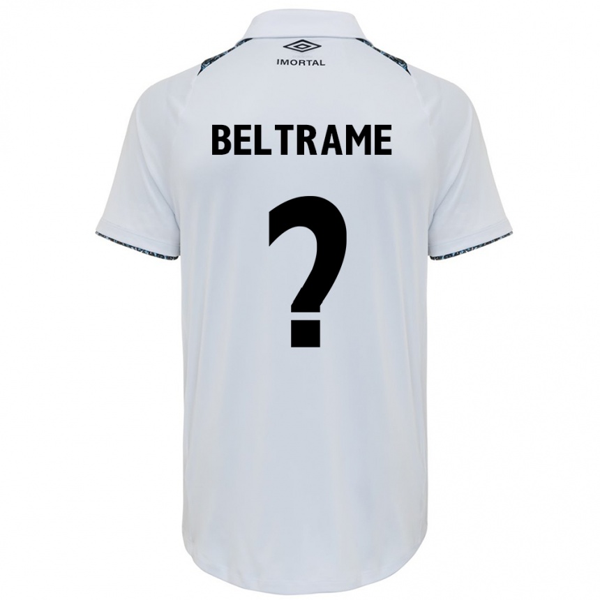 Niño Fútbol Camiseta Thiago Beltrame #0 Blanco Azul 2ª Equipación 2024/25 México