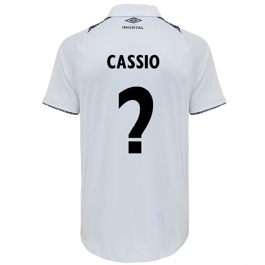 Niño Fútbol Camiseta Cássio #0 Blanco Azul 2ª Equipación 2024/25 México