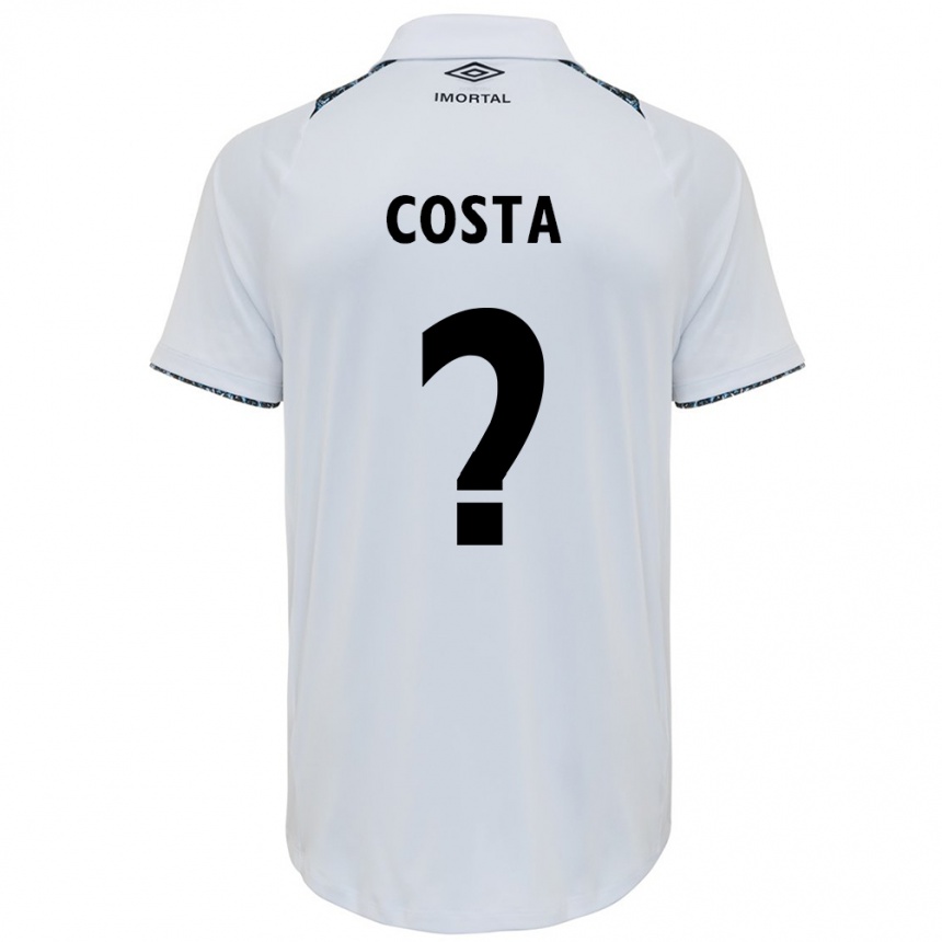 Niño Fútbol Camiseta Wesley Costa #0 Blanco Azul 2ª Equipación 2024/25 México