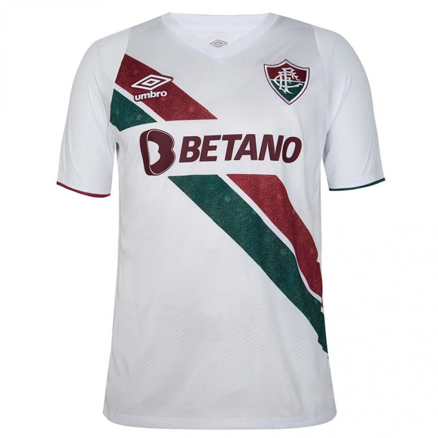 Niño Fútbol Camiseta Marquinhos #77 Blanco Verde Granate 2ª Equipación 2024/25 México