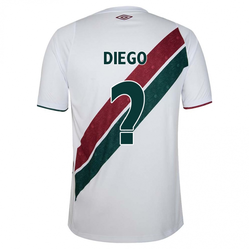 Niño Fútbol Camiseta Diego #0 Blanco Verde Granate 2ª Equipación 2024/25 México