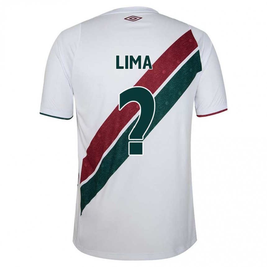 Niño Fútbol Camiseta Daniel Lima #0 Blanco Verde Granate 2ª Equipación 2024/25 México