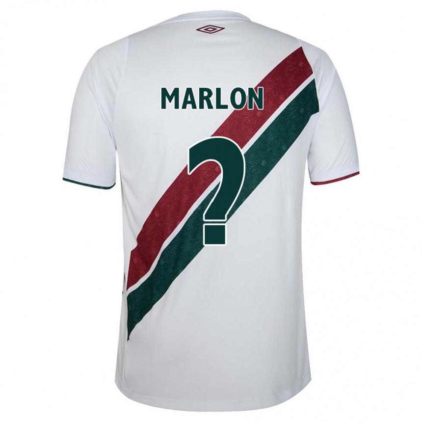 Niño Fútbol Camiseta Marlon #0 Blanco Verde Granate 2ª Equipación 2024/25 México