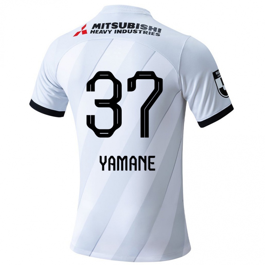 Niño Fútbol Camiseta Katsutoshi Yamane #37 Gris Blanco 2ª Equipación 2024/25 México