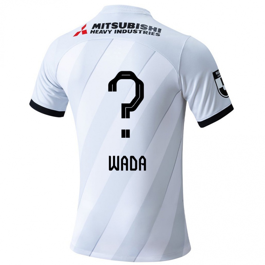 Niño Fútbol Camiseta Naoya Wada #0 Gris Blanco 2ª Equipación 2024/25 México