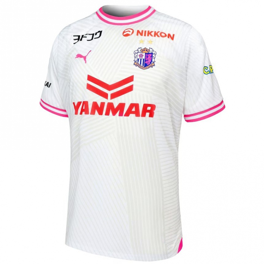 Niño Fútbol Camiseta Hiroki Nishikawa #23 Blanco Rosa 2ª Equipación 2024/25 México