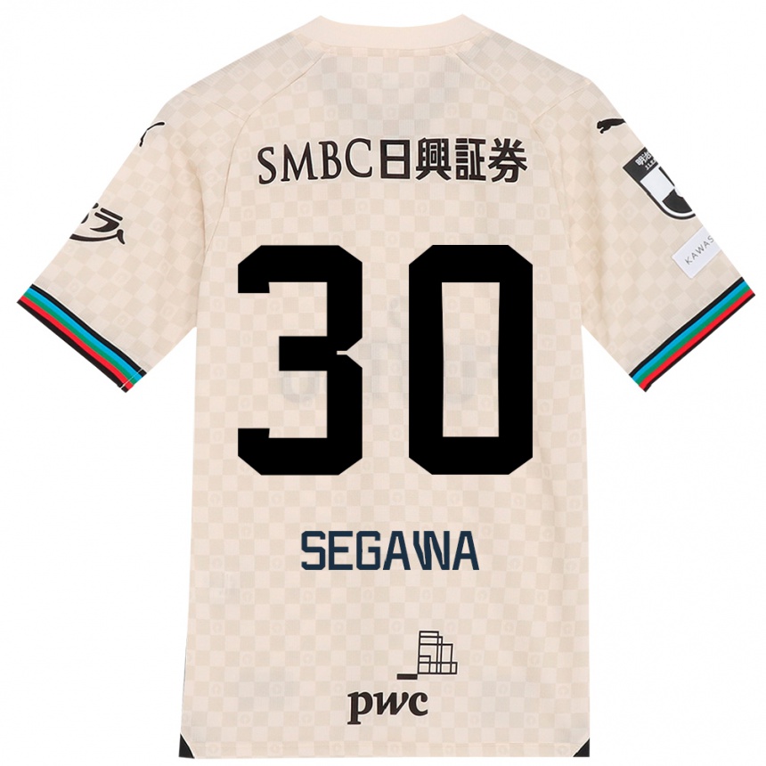 Niño Fútbol Camiseta Yusuke Segawa #30 Blanco Gris 2ª Equipación 2024/25 México