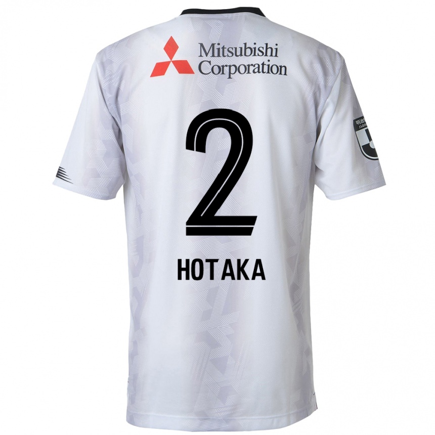 Niño Fútbol Camiseta Hotaka Nakamura #2 Blanco Negro 2ª Equipación 2024/25 México