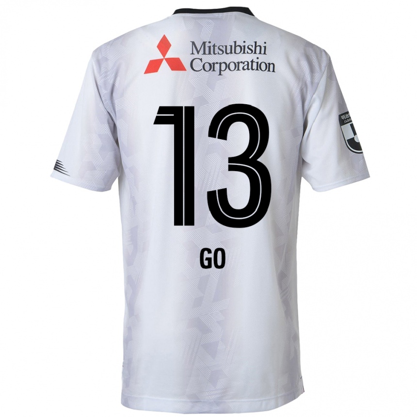 Niño Fútbol Camiseta Go Hatano #13 Blanco Negro 2ª Equipación 2024/25 México