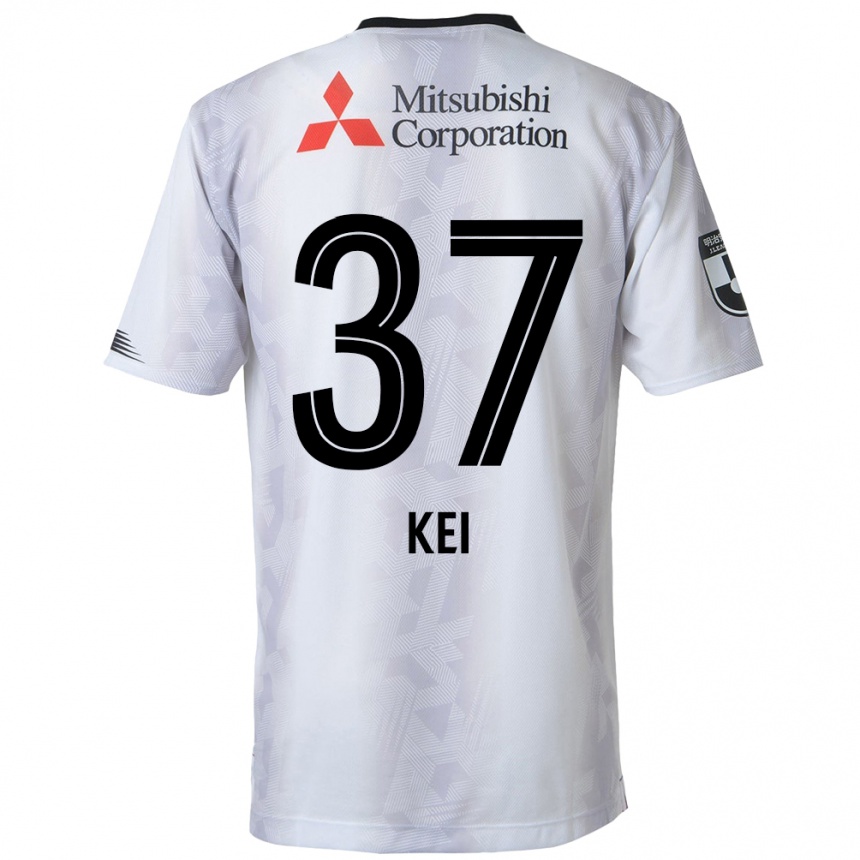 Niño Fútbol Camiseta Kei Koizumi #37 Blanco Negro 2ª Equipación 2024/25 México