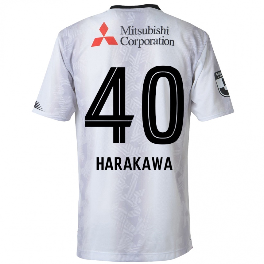 Niño Fútbol Camiseta Riki Harakawa #40 Blanco Negro 2ª Equipación 2024/25 México