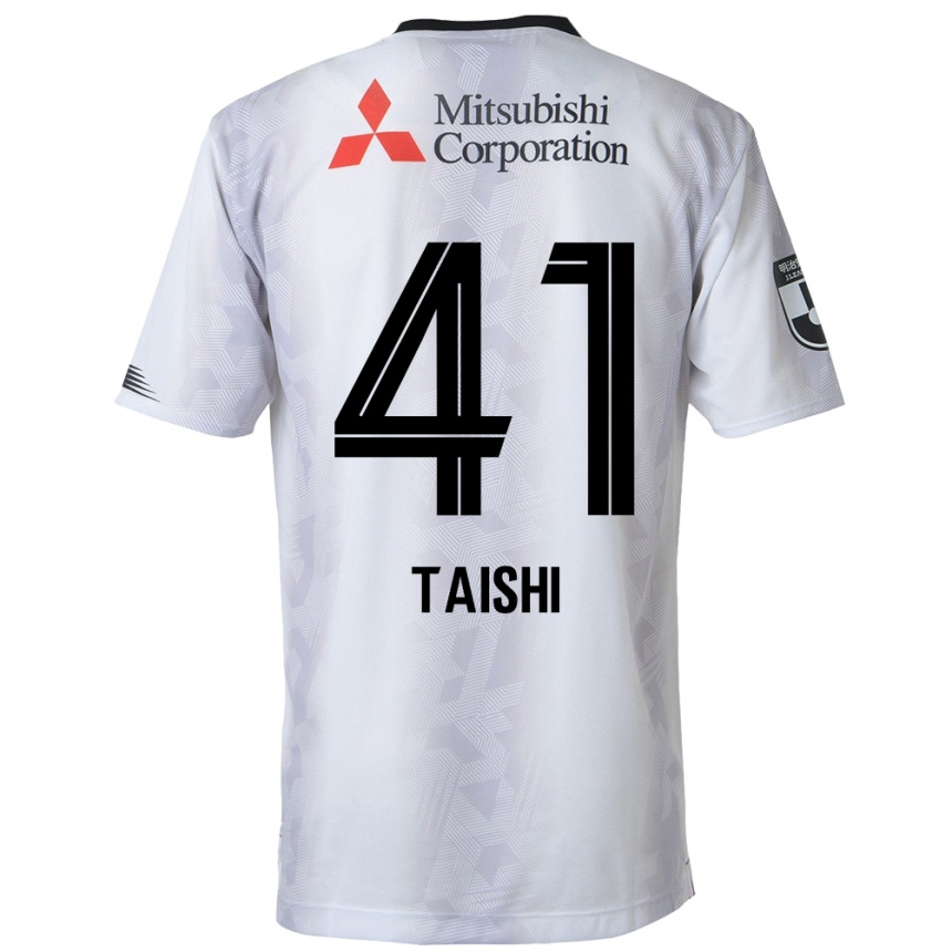 Niño Fútbol Camiseta Taishi Brandon Nozawa #41 Blanco Negro 2ª Equipación 2024/25 México