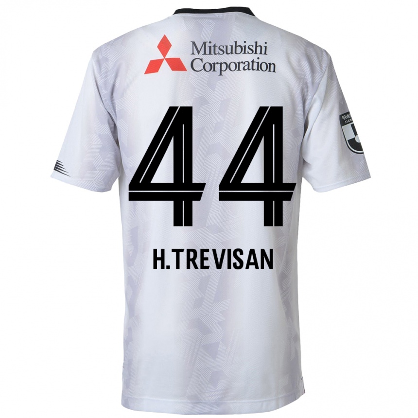 Niño Fútbol Camiseta Henrique Trevisan #44 Blanco Negro 2ª Equipación 2024/25 México