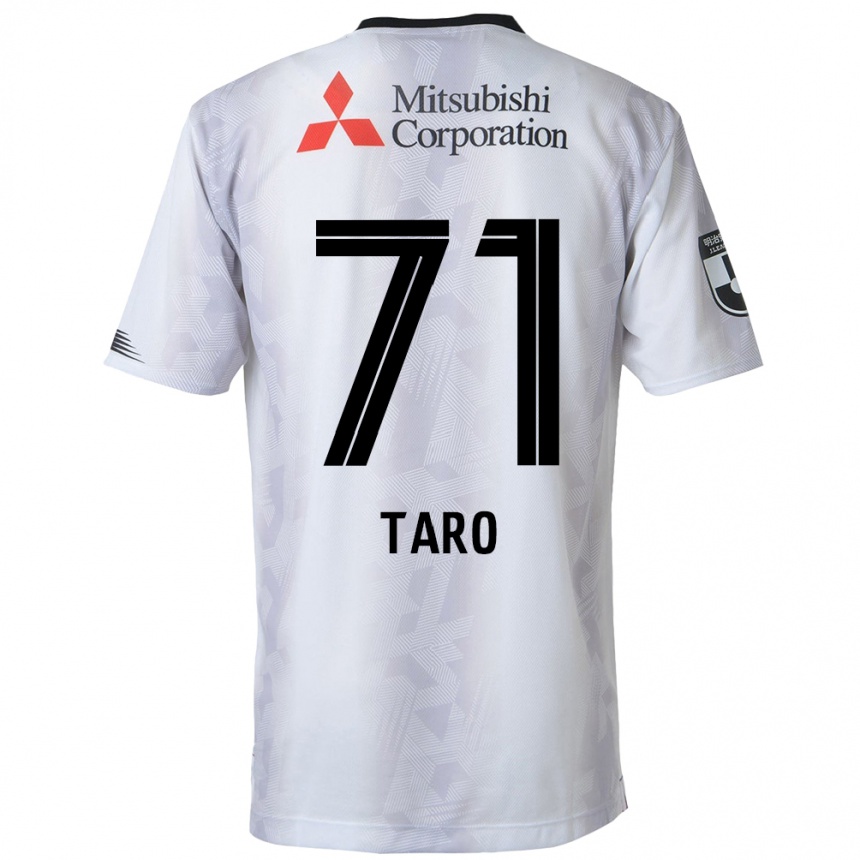 Niño Fútbol Camiseta Ryotaro Araki #71 Blanco Negro 2ª Equipación 2024/25 México