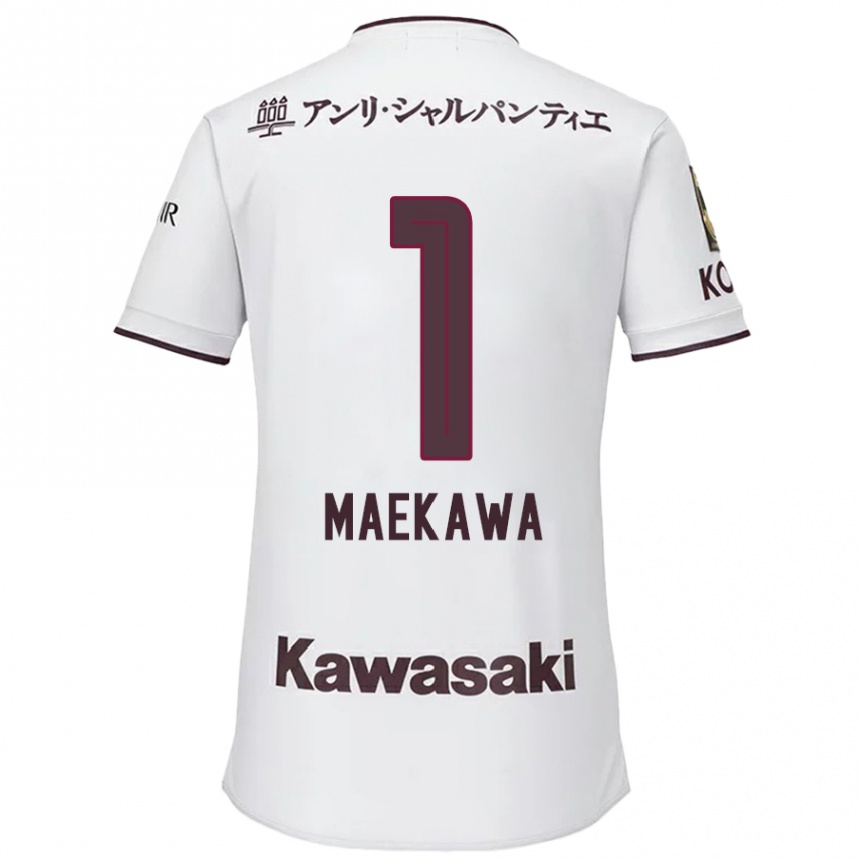 Niño Fútbol Camiseta Daiya Maekawa #1 Blanco Rojo 2ª Equipación 2024/25 México