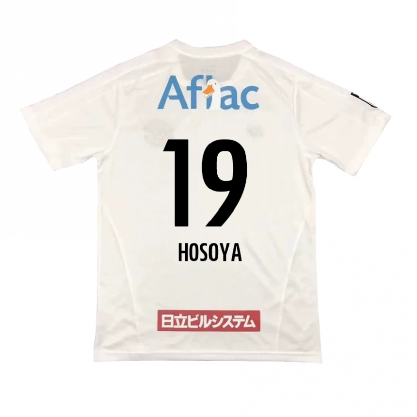 Niño Fútbol Camiseta Mao Hosoya #19 Blanco Negro 2ª Equipación 2024/25 México