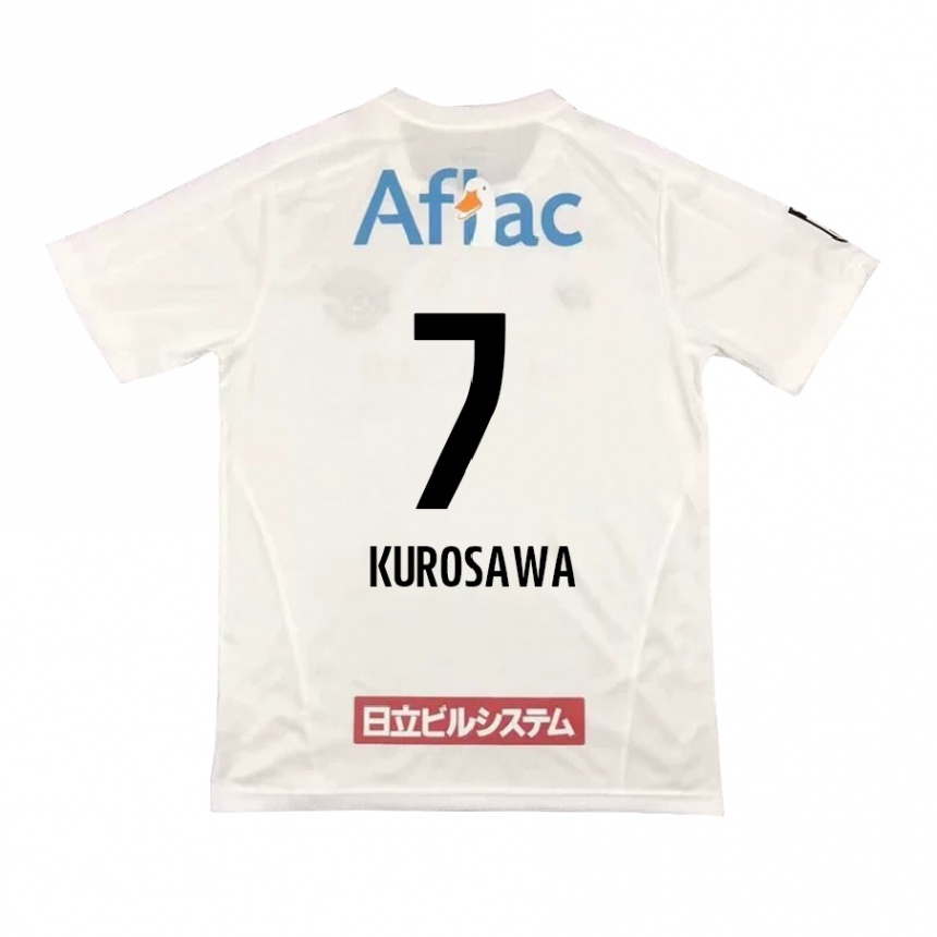 Niño Fútbol Camiseta Shido Kurosawa #7 Blanco Negro 2ª Equipación 2024/25 México