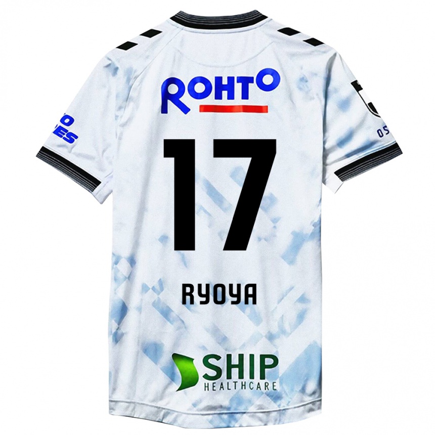 Niño Fútbol Camiseta Ryoya Yamashita #17 Blanco Negro 2ª Equipación 2024/25 México