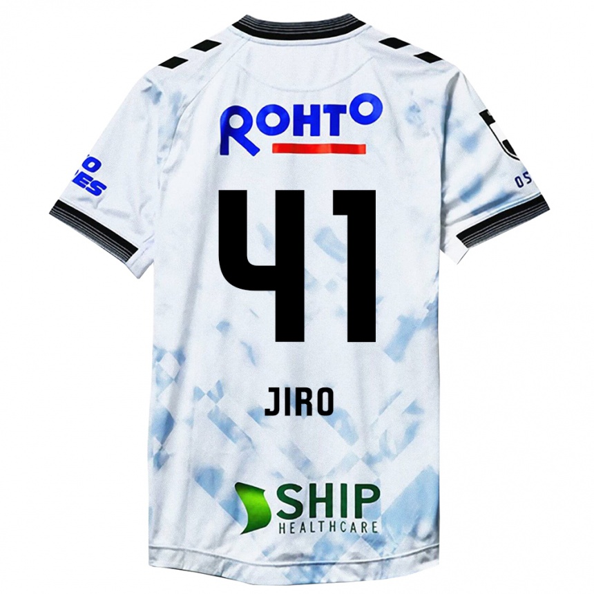 Niño Fútbol Camiseta Jiro Nakamura #41 Blanco Negro 2ª Equipación 2024/25 México