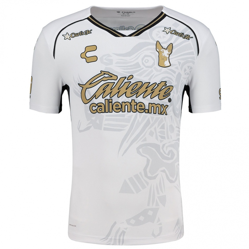 Niño Fútbol Camiseta Eduardo Armenta #19 Blanco Negro 2ª Equipación 2024/25 México