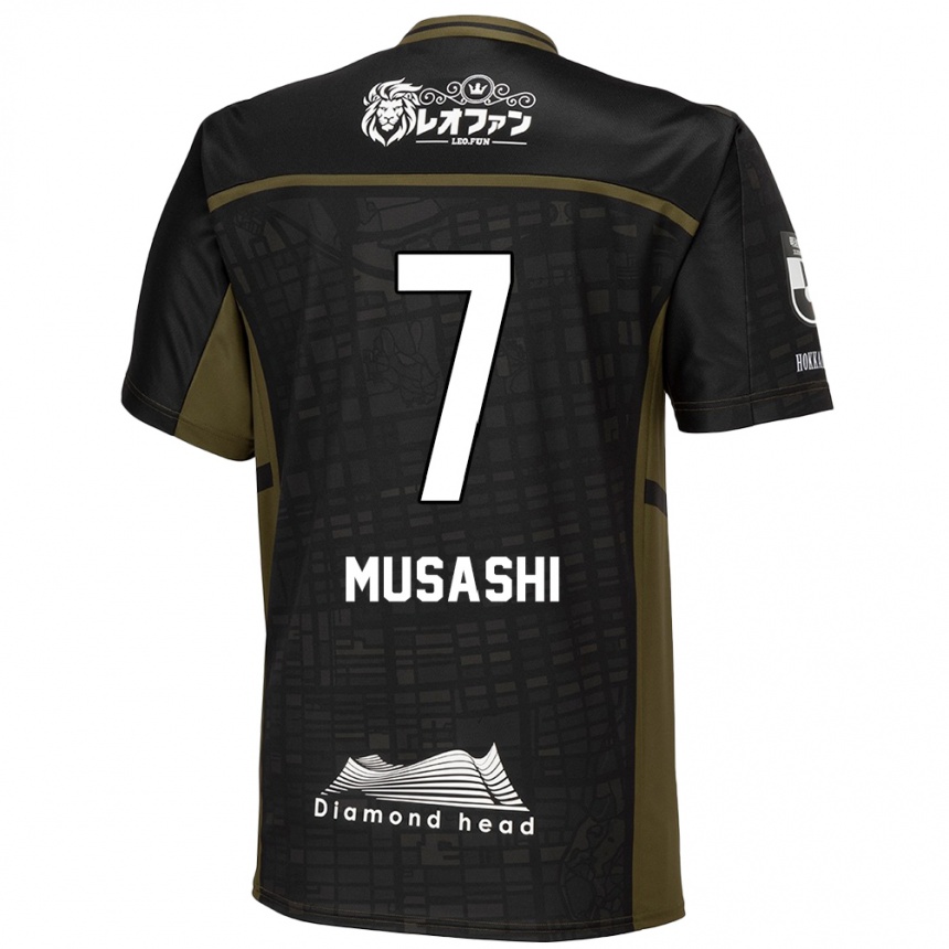 Niño Fútbol Camiseta Musashi Suzuki #7 Verde Negro 2ª Equipación 2024/25 México