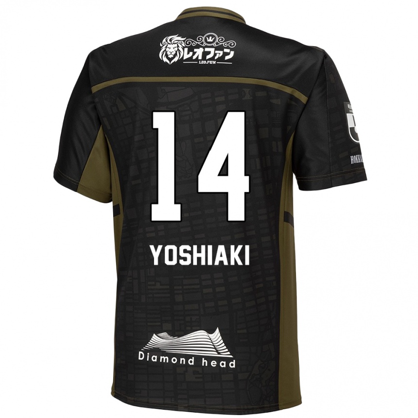 Niño Fútbol Camiseta Yoshiaki Komai #14 Verde Negro 2ª Equipación 2024/25 México