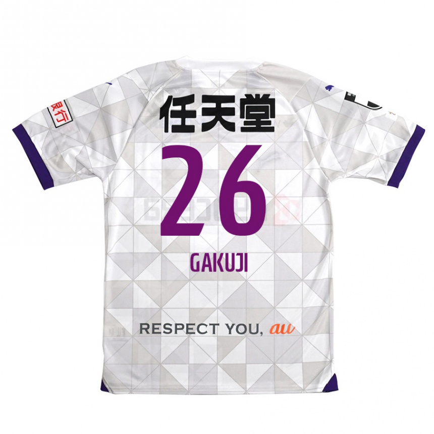 Niño Fútbol Camiseta Gakuji Ota #26 Blanco Morado 2ª Equipación 2024/25 México